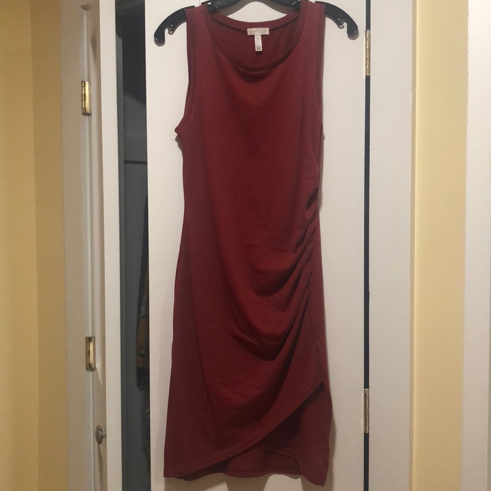 Ruched Body-Con Tank Dress